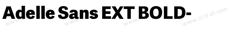 Adelle Sans EXT BOLD字体转换 Adelle Sans EXT BOLD字体转换